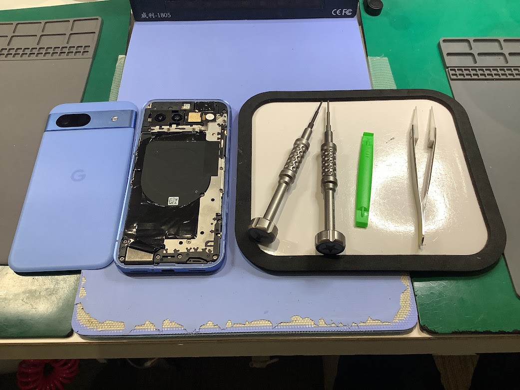 Pixel8aのバッテリー交換ならデータをそのまま・最短即日修理のスマホ修理工房西八王子店へ！